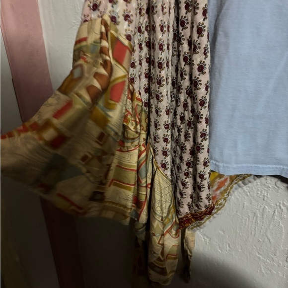 Kantha Upcycled Beatles Yellow Submarine Poncho/Top - Picture 7 of 9